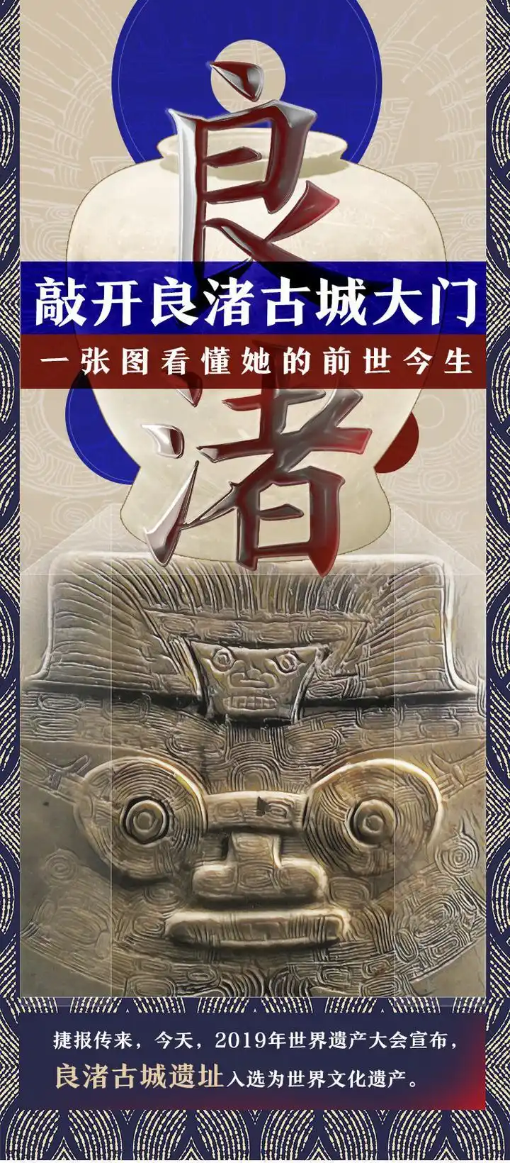 浙江省委省政府电贺良渚古城遗址申遗成功