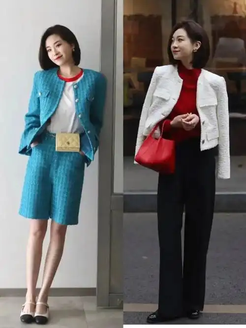 所以职场穿搭大多以衬衫,西装这类干练挺括的时尚单品为主,而且在颜色