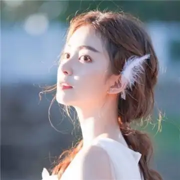 高清美女侧脸头像好看初中生