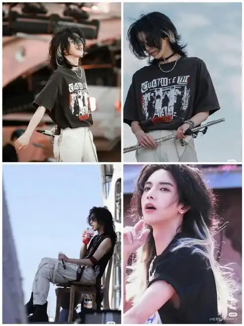 明星##华晨宇#内娱发型最多的男歌手