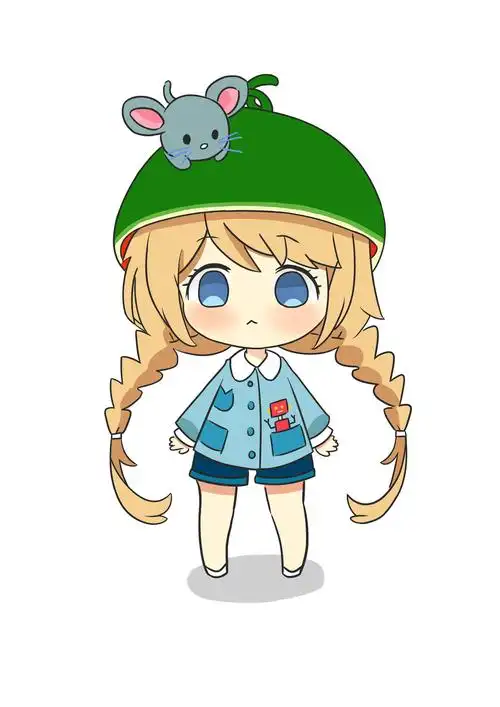 q版萌系动漫插画 萌少女