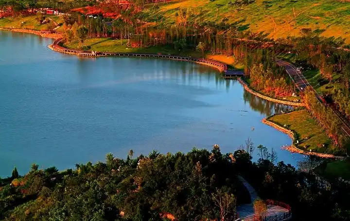 打造城市公园新地标贵安新区月亮湖星月湖元宵节开园迎客