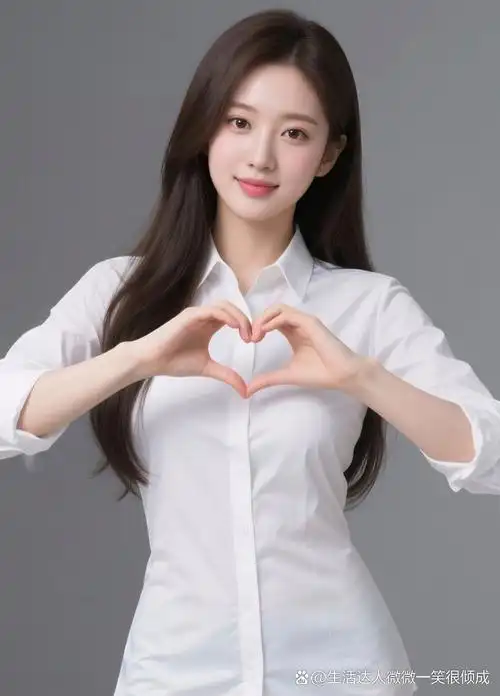 心形手势,传递满满爱意!#养眼美女