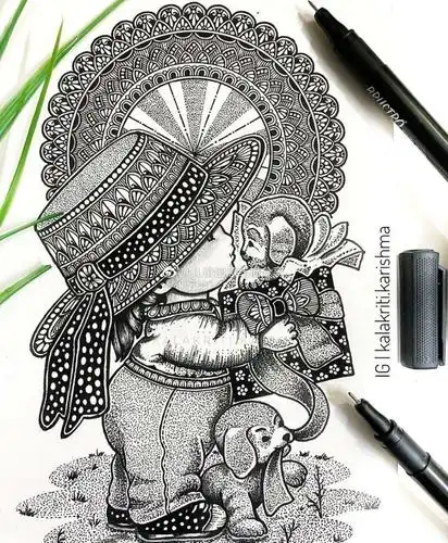 创意线描作品收集欣赏