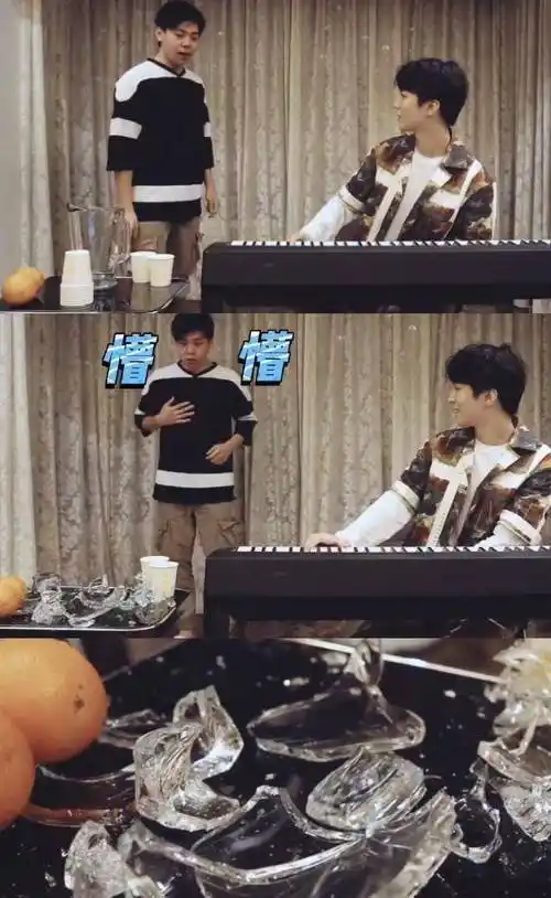 王俊凯20岁生日,补五千万和六千万粉丝福利,魔术道具被粉丝拆穿_杯子