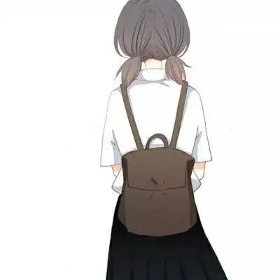 女生动漫背影头像