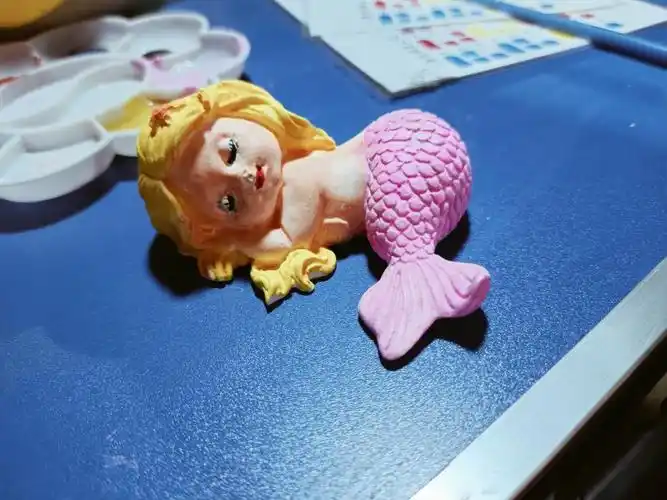 我的小客人画的美人鱼好漂亮呀