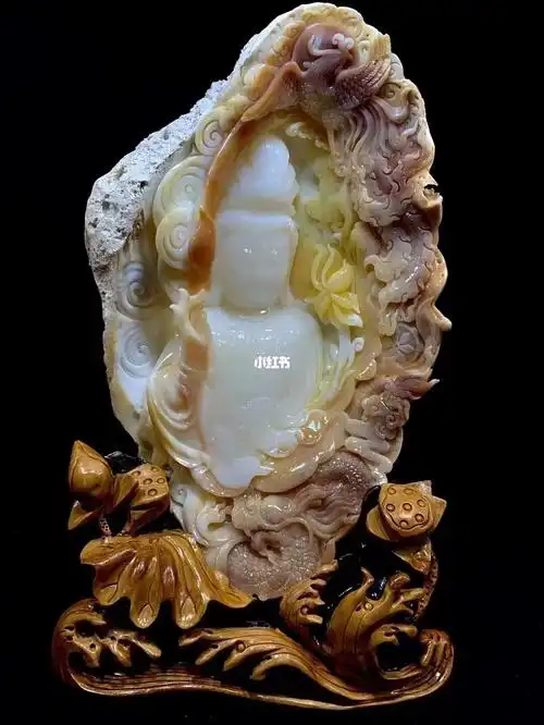 收藏级龙凤观音摆件#海南收藏品  #贝壳  #文玩  #收藏品  #收藏