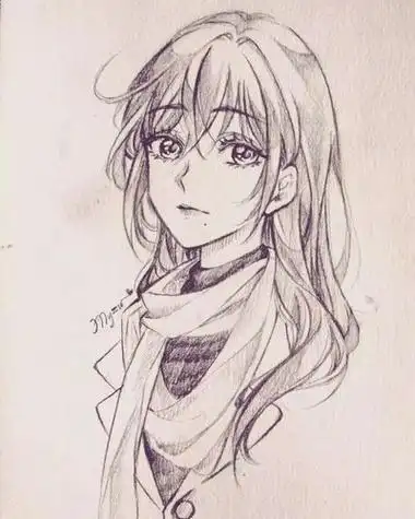 素描动漫手绘满足了我二次元的幻想彩铅和铅笔画动漫人物 看看都认识