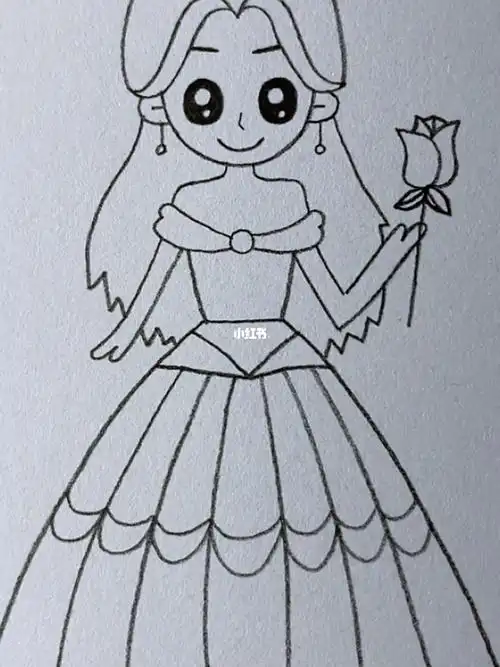 简单的公主画