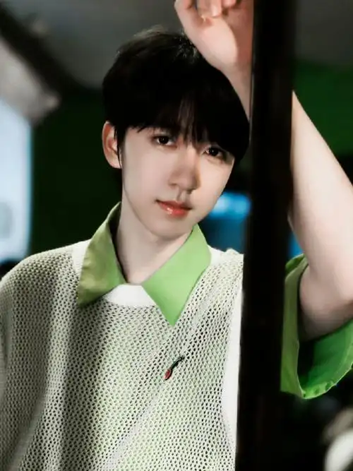 98#贺峻霖#  rm,净化首页,来多看一看绿色系贺峻霖清新眼睛吧.