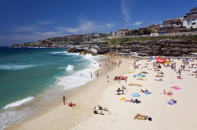 游泳,横图,全景,室外,度假,日光浴,海浪,海洋,日光,澳大利亚,沙子