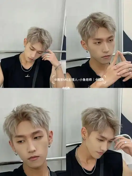 凌乱老虎头清爽男士发型