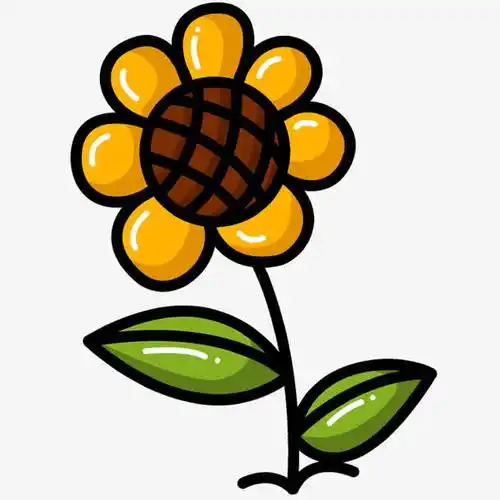 卡通太阳花装饰图案