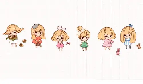 iphone壁纸 萌物 可爱 背景 套图 韩系 高清桌面 女孩 {注:套图中有一