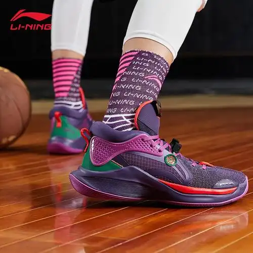 李宁篮球鞋cj迈克勒姆男鞋新款男球鞋减震透气实战运动鞋abpq049