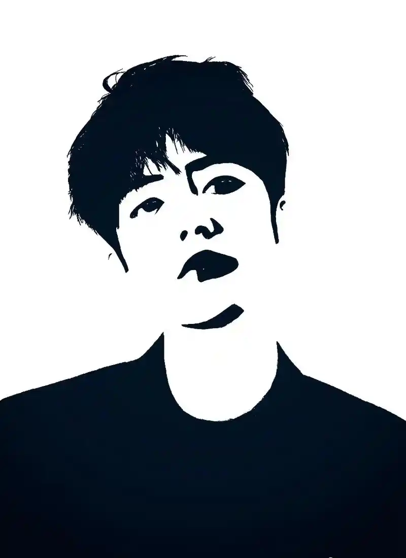 肖战头像艺术剪影