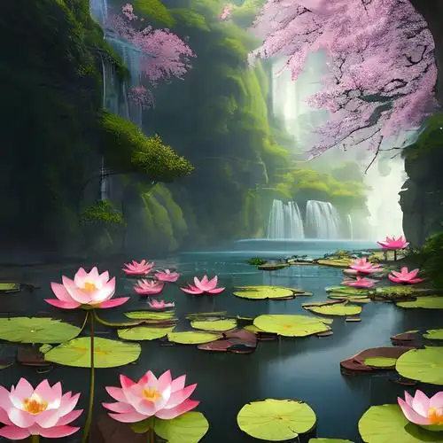 自然风景头像 荷花