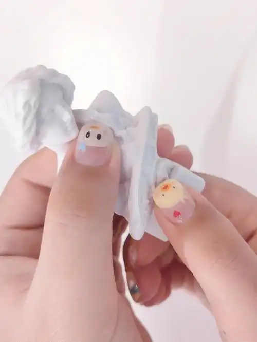 2021卡通手绘美甲