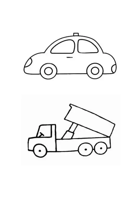 小班简笔画小班简笔画图片涂色