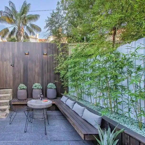 庭院设计5个用竹子做装饰的30㎡小花园颜值瞬间提升了一大截