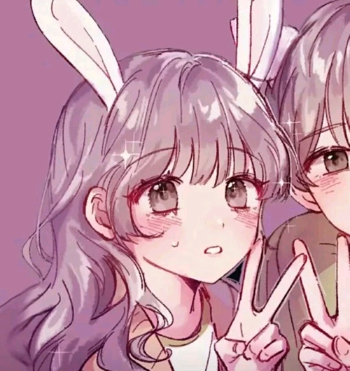 浪漫至死不渝 万幸得以相识/男女闺蜜头像