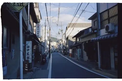 落日的街道 - 堆糖,美图壁纸兴趣社区