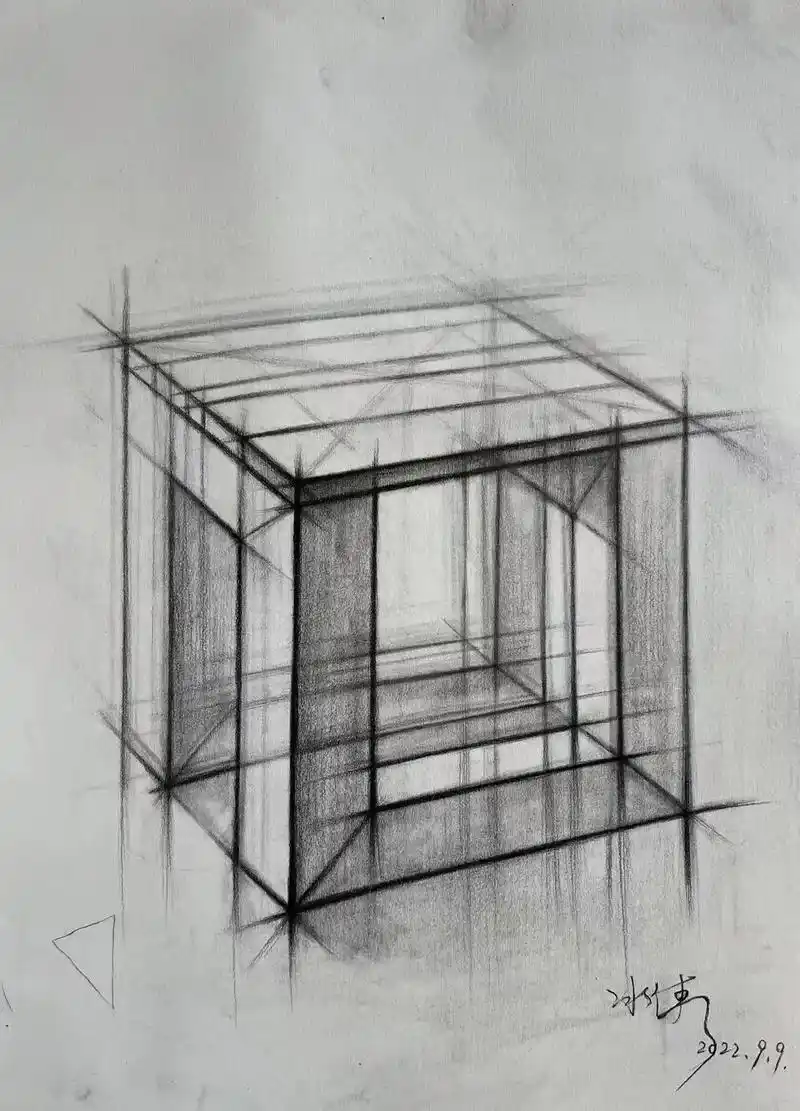 造型基础师训节选!#一起学画画 #素描 #美术生  - 抖音