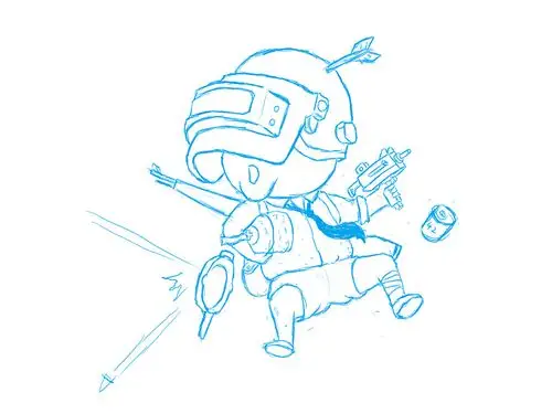 绝地求生|大吉大利,今晚吃鸡~|插画|商业插画|zombiegaga