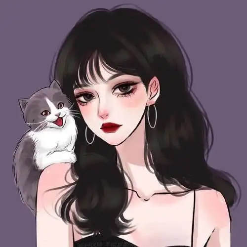 甜美高冷的动漫女生头像