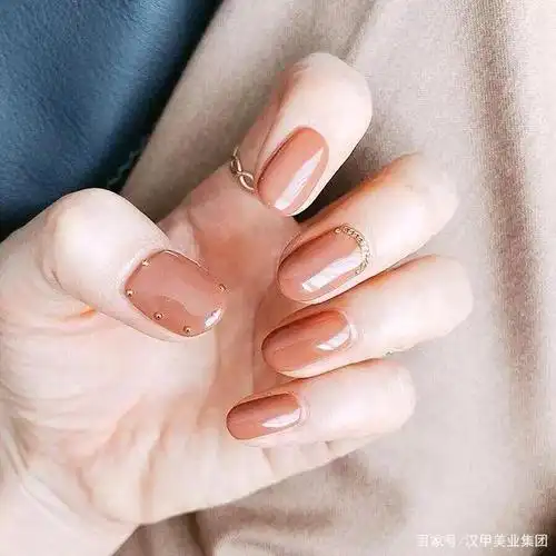秋季暖色系美甲,配色超温柔!