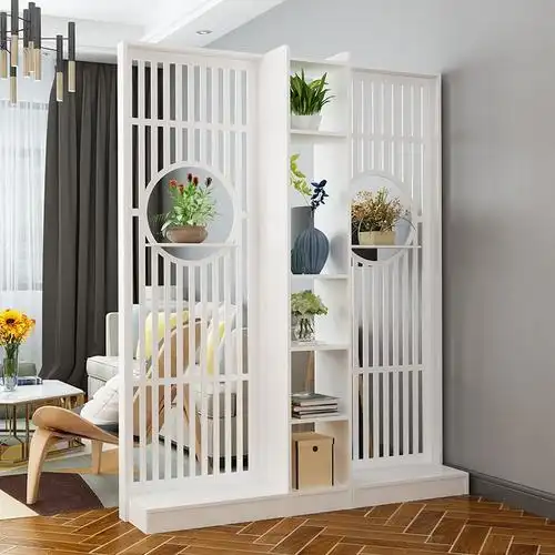 屏风隔断客厅折屏镂空装饰餐厅古达家用网红创意墙入户挡煞进门玄关柜