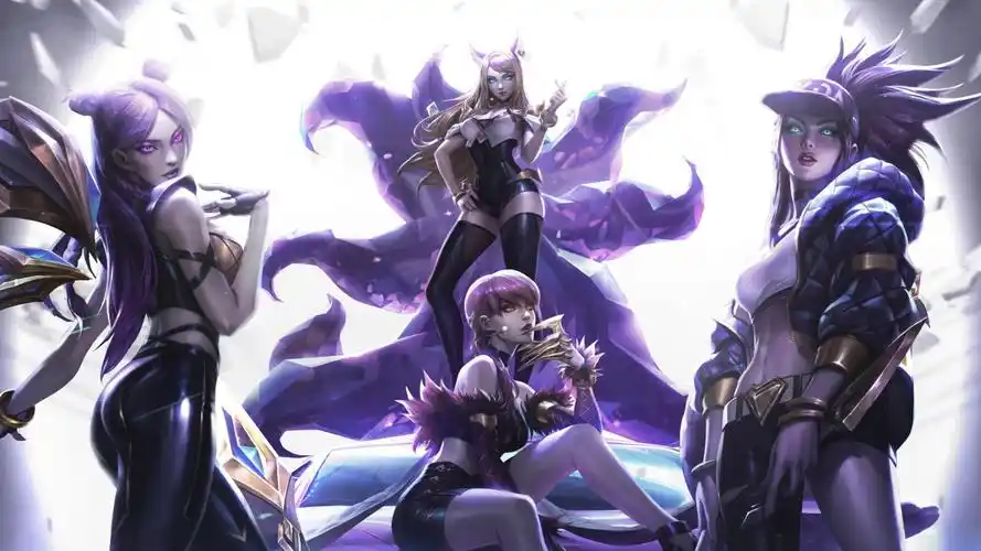 lol女团阿狸kda4k壁纸