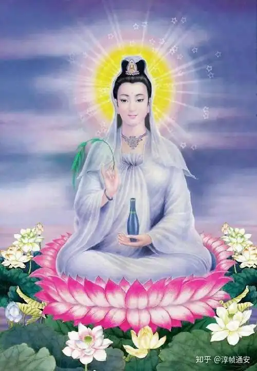 观音菩萨为什么要坐在莲花上?表达了一种怎样的境界? - 知乎