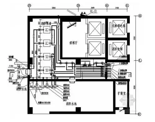 求一张消防栓泵房图纸