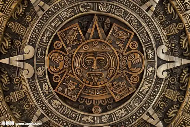 玛雅图腾浮雕