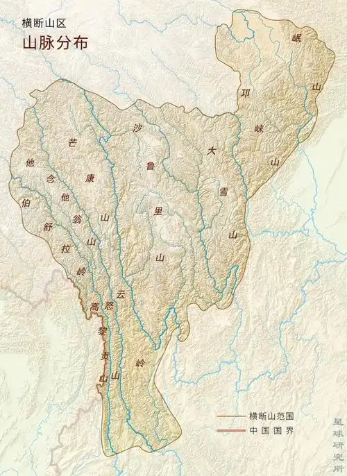中国地理控,什么是横断山?