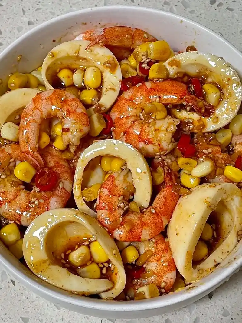 一定要试试这道菜! 这个凉拌虾仁鸡蛋真的好吃哭 - 抖音