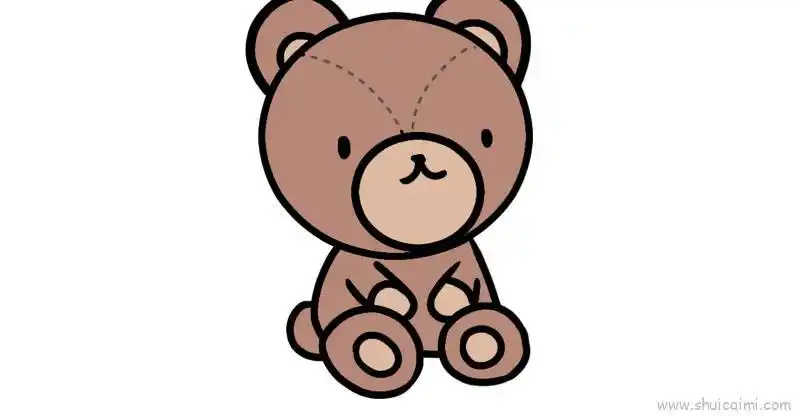 熊儿童画怎么画 熊简笔画画法