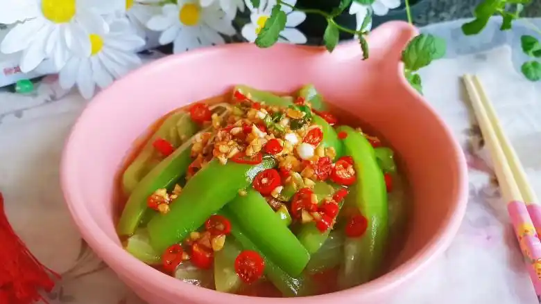 凉拌丝瓜 - 凉拌丝瓜做法,功效,食材 - 网上厨房