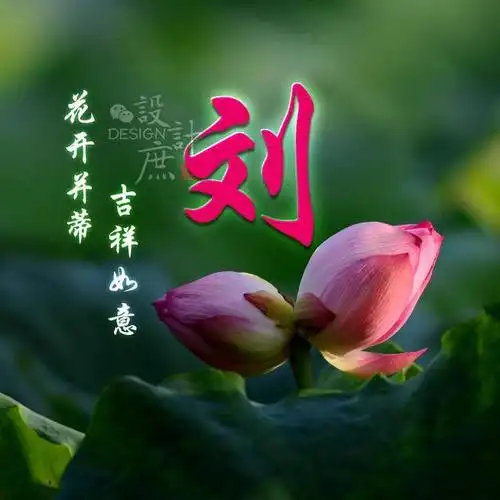 微信头像:花开并蒂,吉祥如意