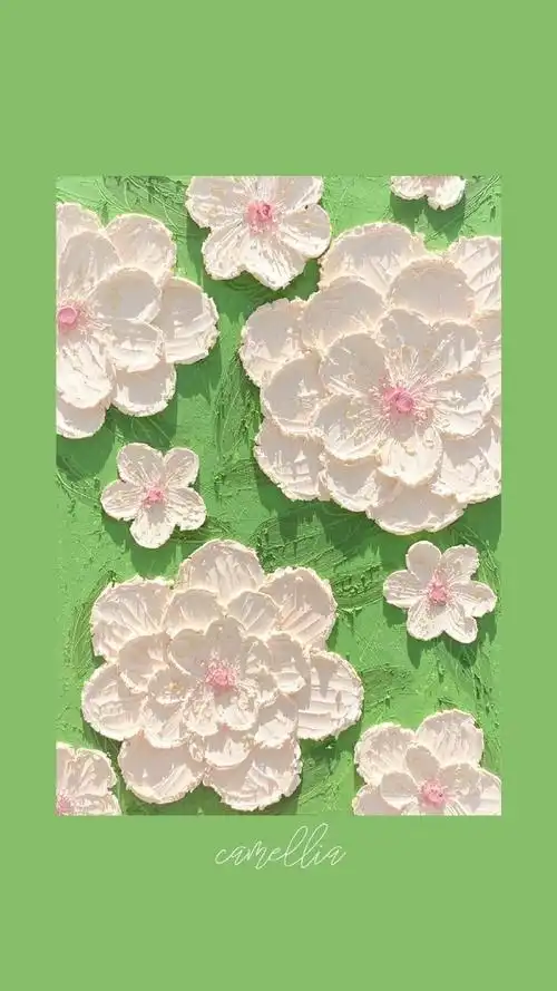 清新油画棒壁纸