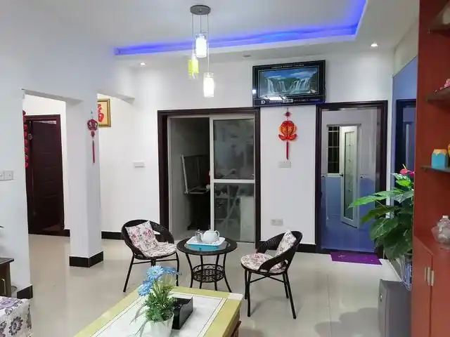 拍下农村房间的照片