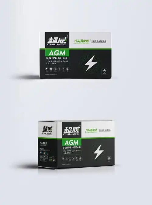 超威汽车蓄电池包装设计
