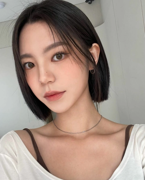 齐脸短发,真好看!