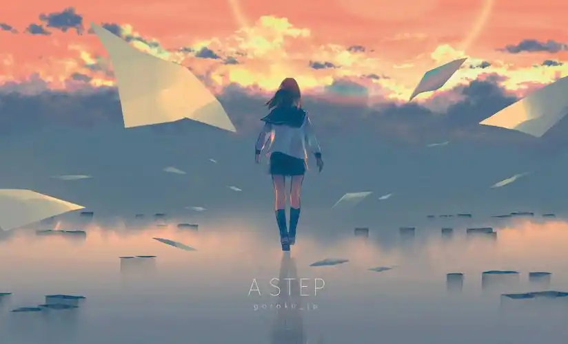 二次元星空城市人物横屏超清风景壁纸(内附500p风景壁纸图包)