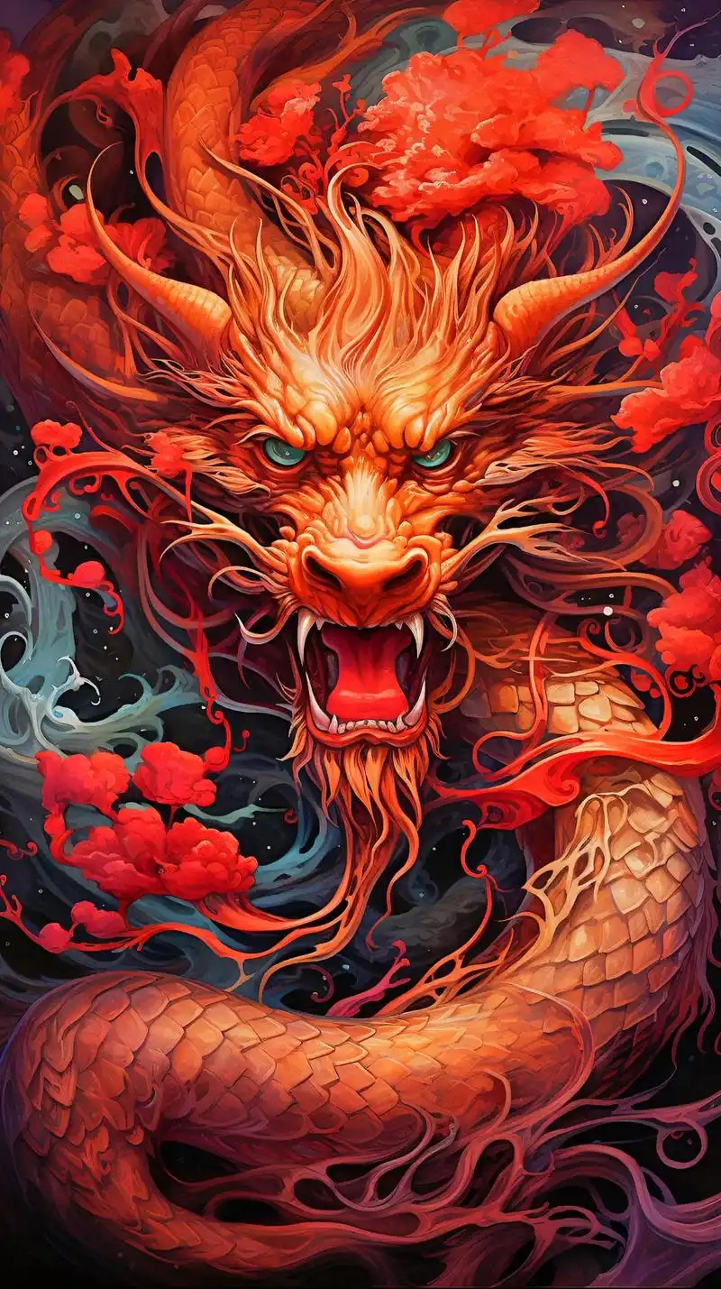 遇见中华神龙留下时来运转.财源广进#见者好运 #国风 #龙 - 抖音