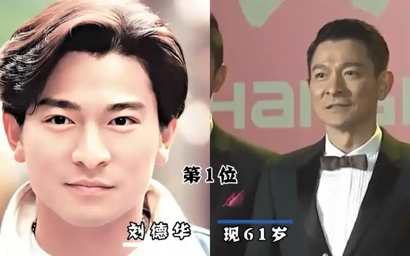 香港十大最帅男星今昔颜值对比,古天乐大变脸,黎明发福明显