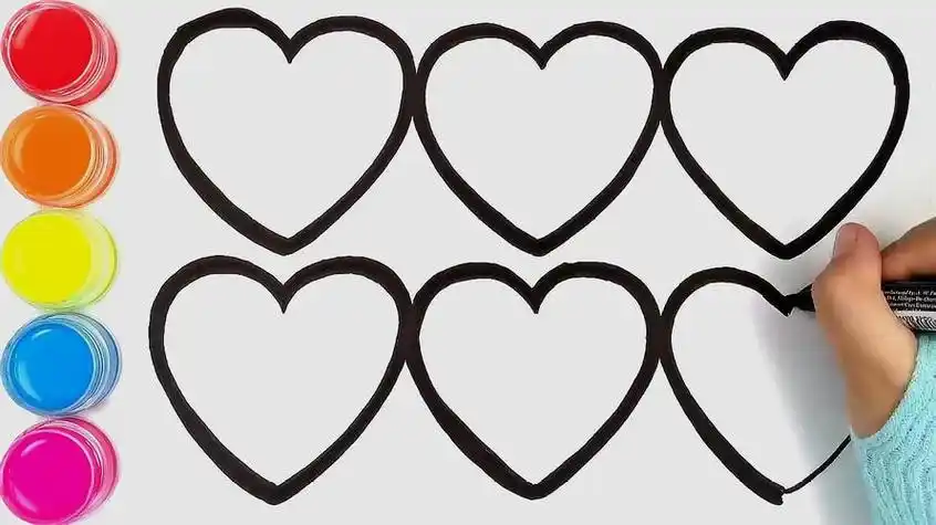 爱心公益广告简笔画