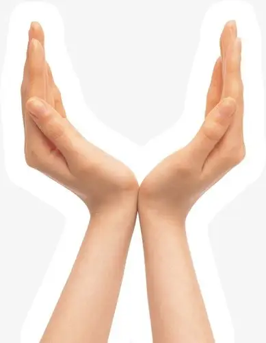 情人节爱心手势卡通手势立体动作手部免抠元素